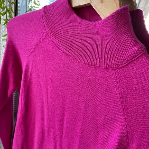 Pink Calvin Klein Long Sleeve Knit Top XS - Picture 5 of 7
